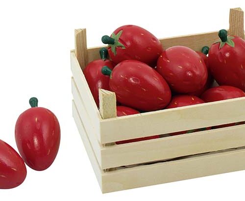 Puidust puuviljakast "Maasikad"